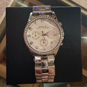 Marc by Marc Jacobs Silver Chronograph Watch